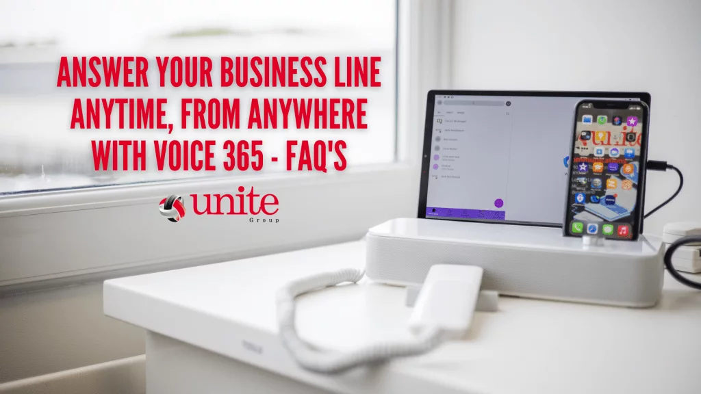 answer your business line anytime, from anywhere with voice 365 