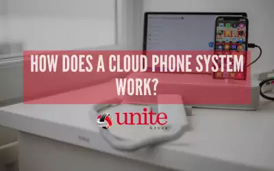 How does a cloud phone system work?