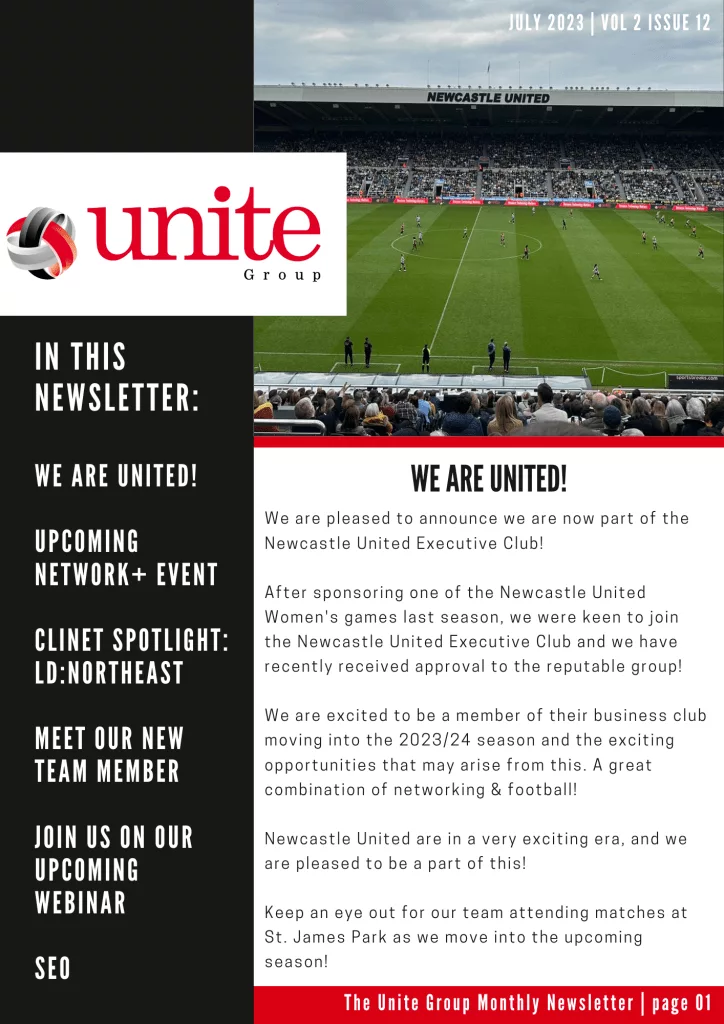 July 2023 Newsletter - The Unite Group